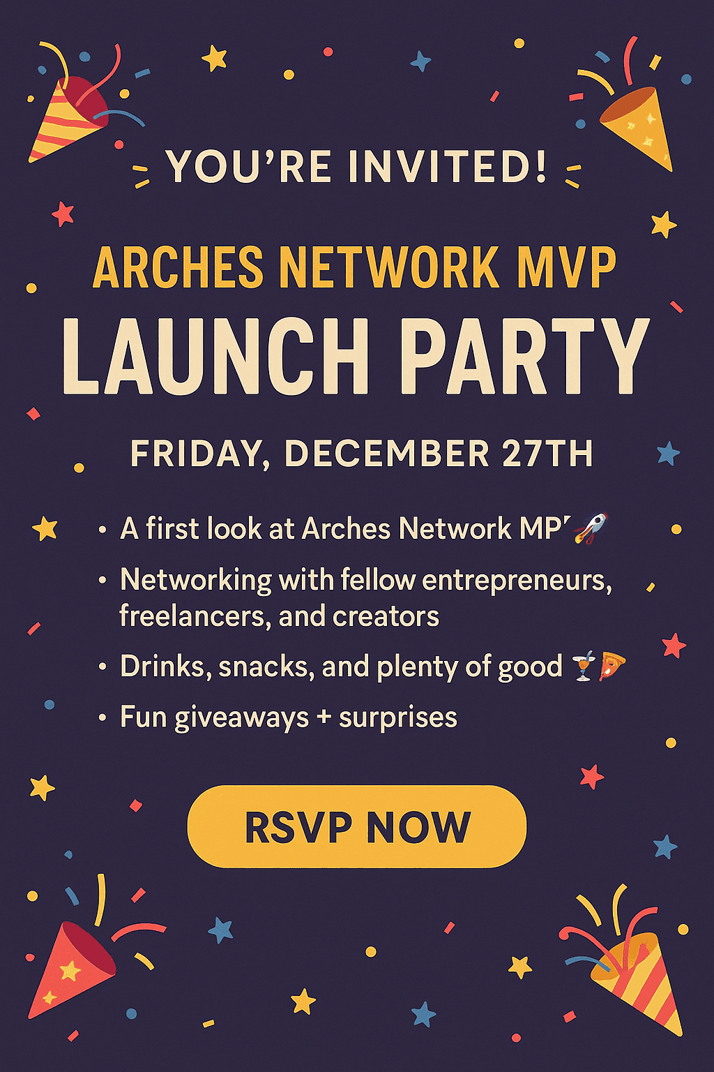 Arches Network Launch Party
